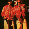 Raised By The Bay Red Bomber Varsity Jacket