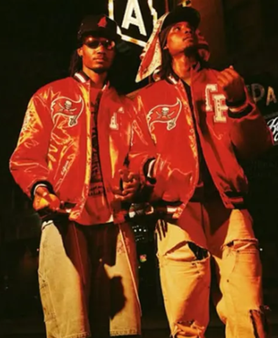 Raised By The Bay Red Bomber Varsity Jacket
