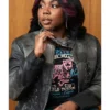 Rashida Duvall A Different World S01 Lace Up Leather Jacket