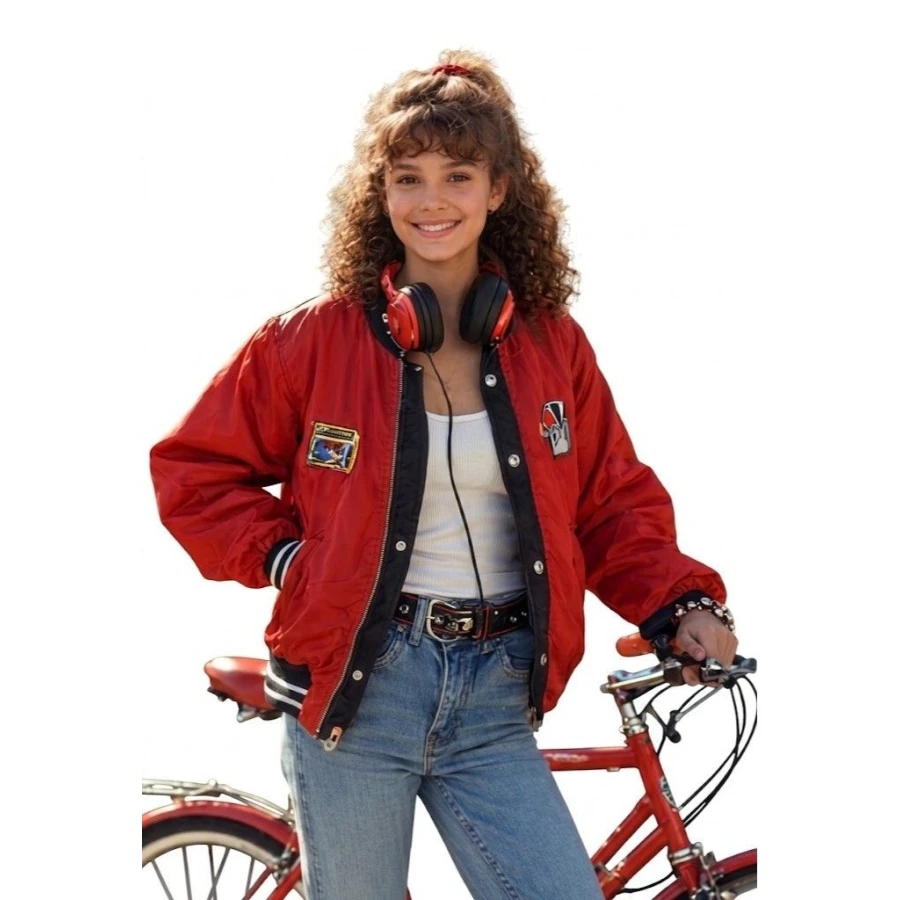 Rebecca-Schaeffer-Red-Cotton-Bomber-Jacket.webp