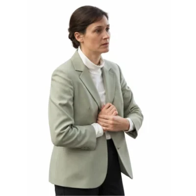 Recreation 2026 Vicky Krieps Sage Green Blazer