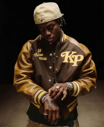Rema in Kenzo x Verdy Varsity Jacket