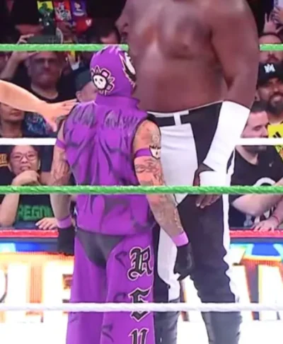 Rey Mysterio AAA TripleMania Purple Vest