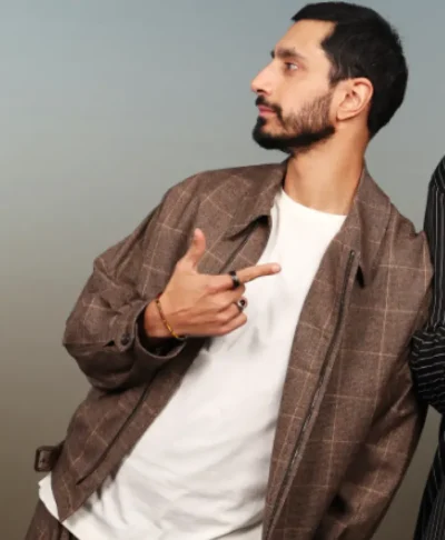 Riz Ahmed Bait Season 1 Checkered Jacket