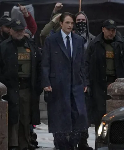 Robert Pattinson The Batman Part II Black Coat