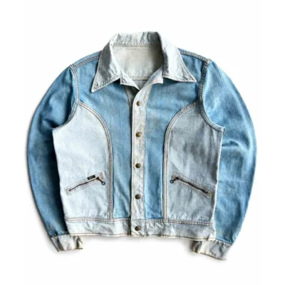 Robert Redford Two Tone Blue Denim Jacket