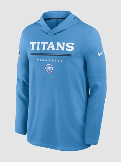 Robert Saleh Tennessee Titans Sideline Hooded Tee