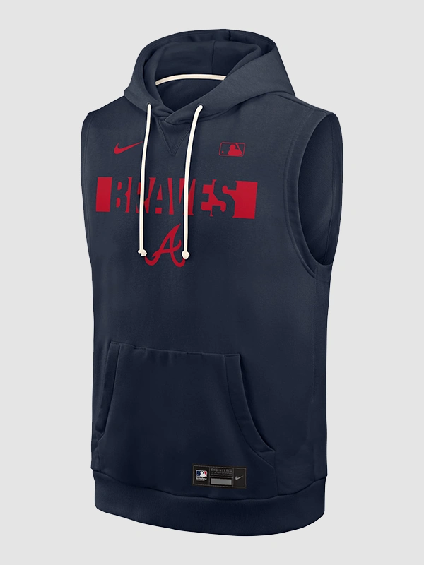 Ronald Acuña Jr. Atlanta Braves Sleeveless Zip Hoodie