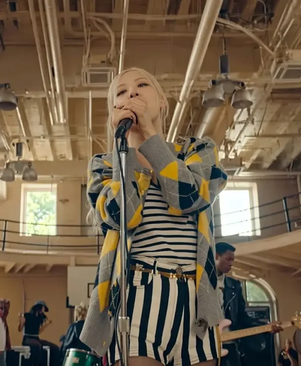 Rose New Trick Music Video Long Cardigan