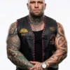 Runner Jacob Hohua Black Leather Vest