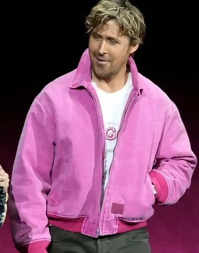 Ryan Gosling Cinemacon Pink Jacket