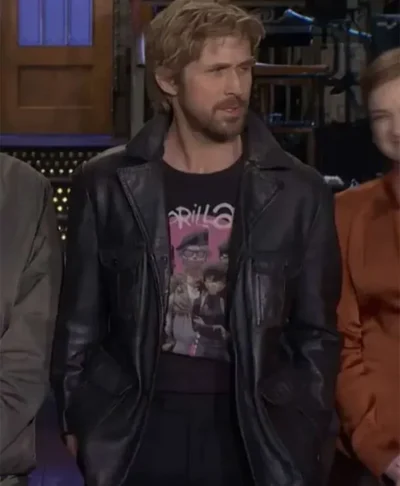 Ryan Gosling SNL Promo Leather Jacket