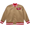 SF 49ers Gold 80th Anniversary Heavyweight Satin Jacket