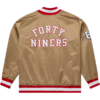 SF 49ers Gold 80th Anniversary Heavyweight Satin Jacket