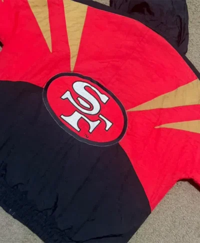 SF 49ers NFL Pro Line 90s Red Vintage Full-Zip Jacket