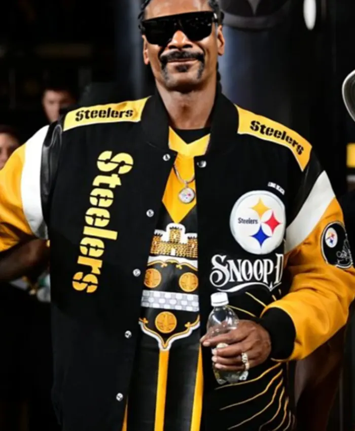 SNF Snoop Dogg Steelers Varsity Jacket