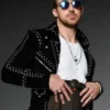 SNL Ryan Gosling Studded Leather Jacket
