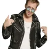 SNL Ryan Gosling Studded Leather Jacket