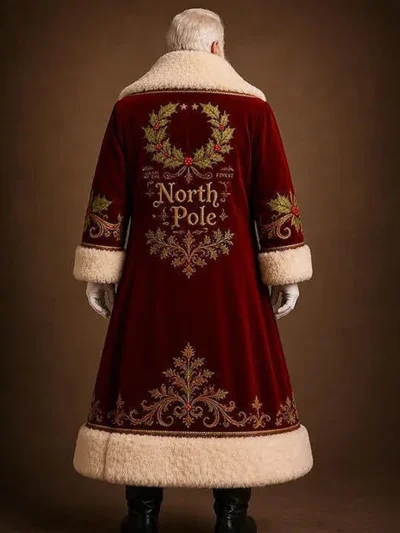 Santa Claus Red Velvet Christmas Coat