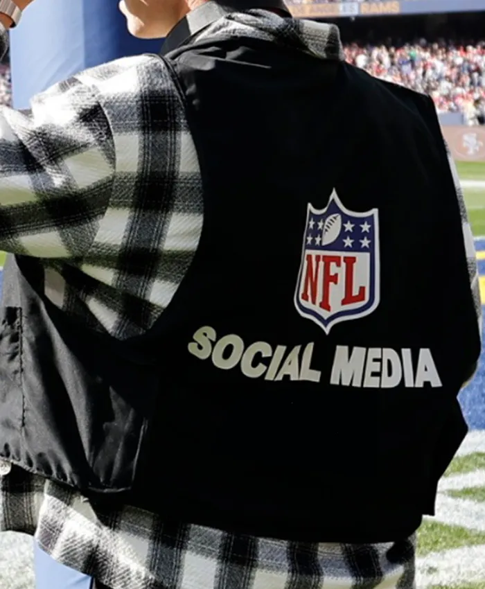 Scotty James NFL Social Media Black Cotton Vest