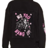 Scream Ghost Face Denim Biker Jacket