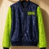 Women Seattle Seahawks NFL Sequin Outerwear