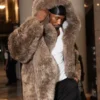 Serge Ibaka Hooded Fur Jacket