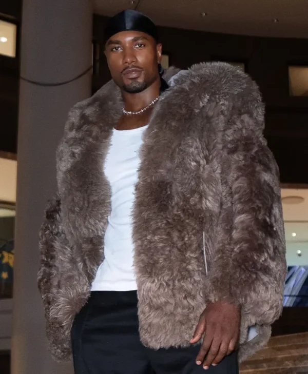 Serge Ibaka Hooded Fur Jacket