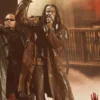 Shaboozey 2026 VMAs Performance Brown Leather Coat