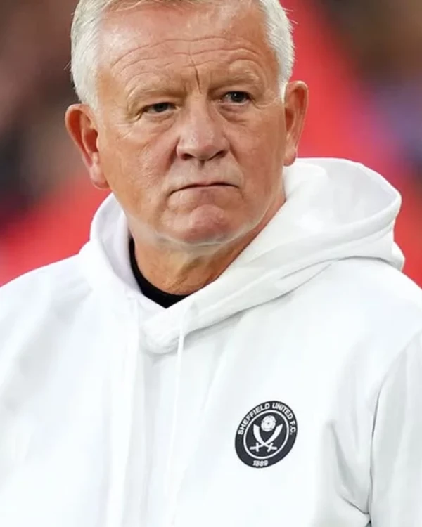 Sheffield United Football Club Chris Wilder White Hoodie