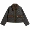 Sienna Miller Barbour Waxed Cotton Coat