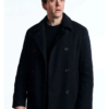 Silo S03 Daniel Keene Black Wool Coat