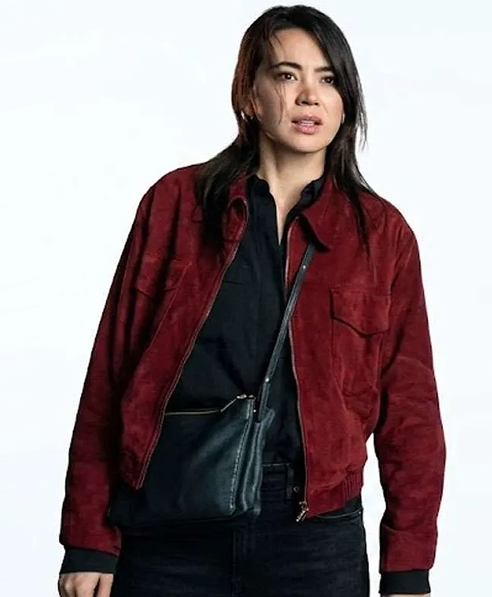 Silo S03 Helen Drew Red Suede Leather Jacket