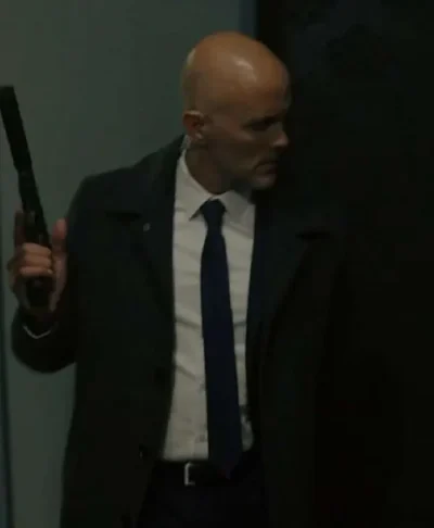 Simon Anthony Alert Missing Persons Unit S01 Black Coat