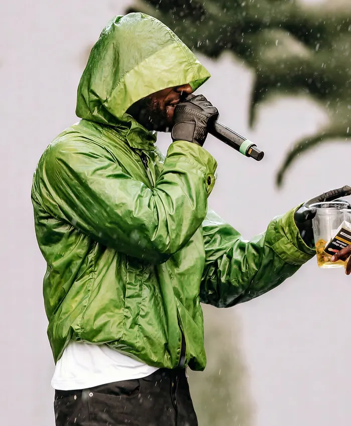 Skepta Green Rain Jacket