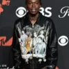 Skillibeng MTV Video Music Awards 2025 Black Leather Jacket