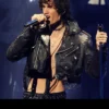 Sombr VMA Red Carpet Leather Jacket