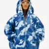 Sonic The Hedgehog Blue Camouflage Streetwear Jacket