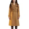 Sophie Thatcher Brown Trench Coat