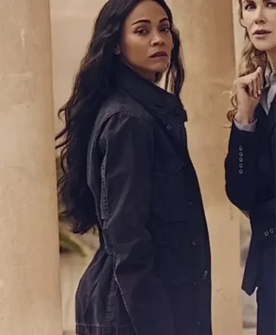 Special Ops Lioness Zoe Saldana Black Jacket