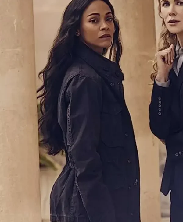 Special Ops Lioness Zoe Saldana Black Jacket