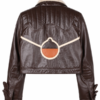 Squirrel Girl Cropped Brown Leather Jacket