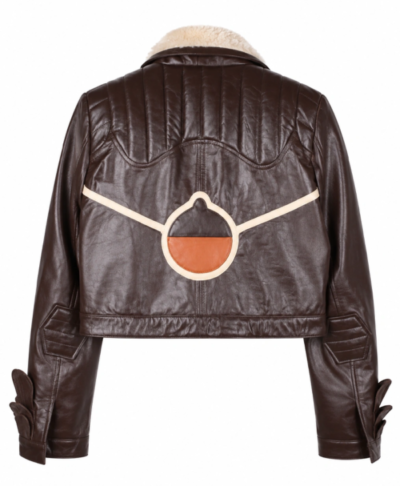 Squirrel Girl Cropped Brown Leather Jacket