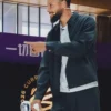 Stephen Curry 2026 China Beijing Grey Jacket