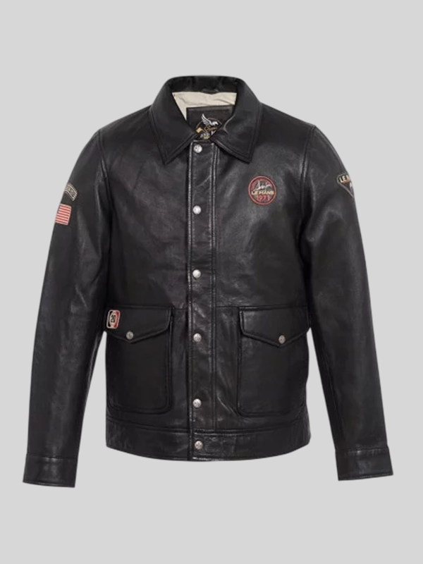 Steve Mcqueen Charlie Leather Jacket