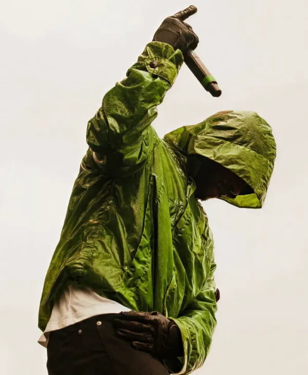 Stone Island Green Rain Jacket