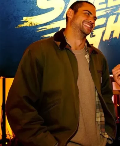 Street Fighter Noah Centineo Green Jacket
