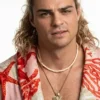 Street Fighter Noah Centineo Star Fish Print Robe Jacket