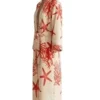 Street Fighter Noah Centineo Star Fish Print Robe Jacket