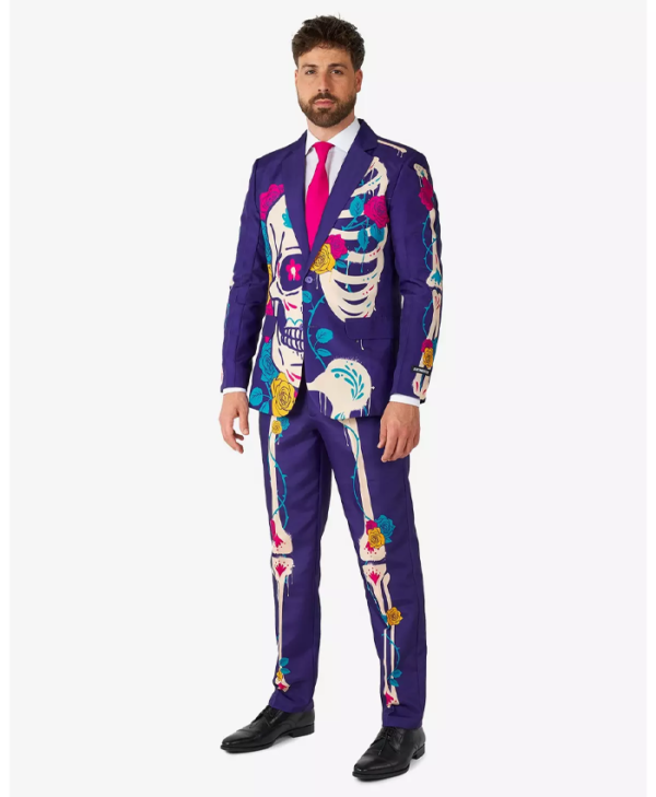 Sugar Skull Purple Suit